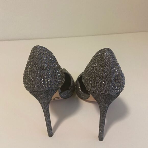 NWOT STEVE MADDEN Stilleto Rhinestne ClassicPump Gray Size 7 - Picture 10 of 12